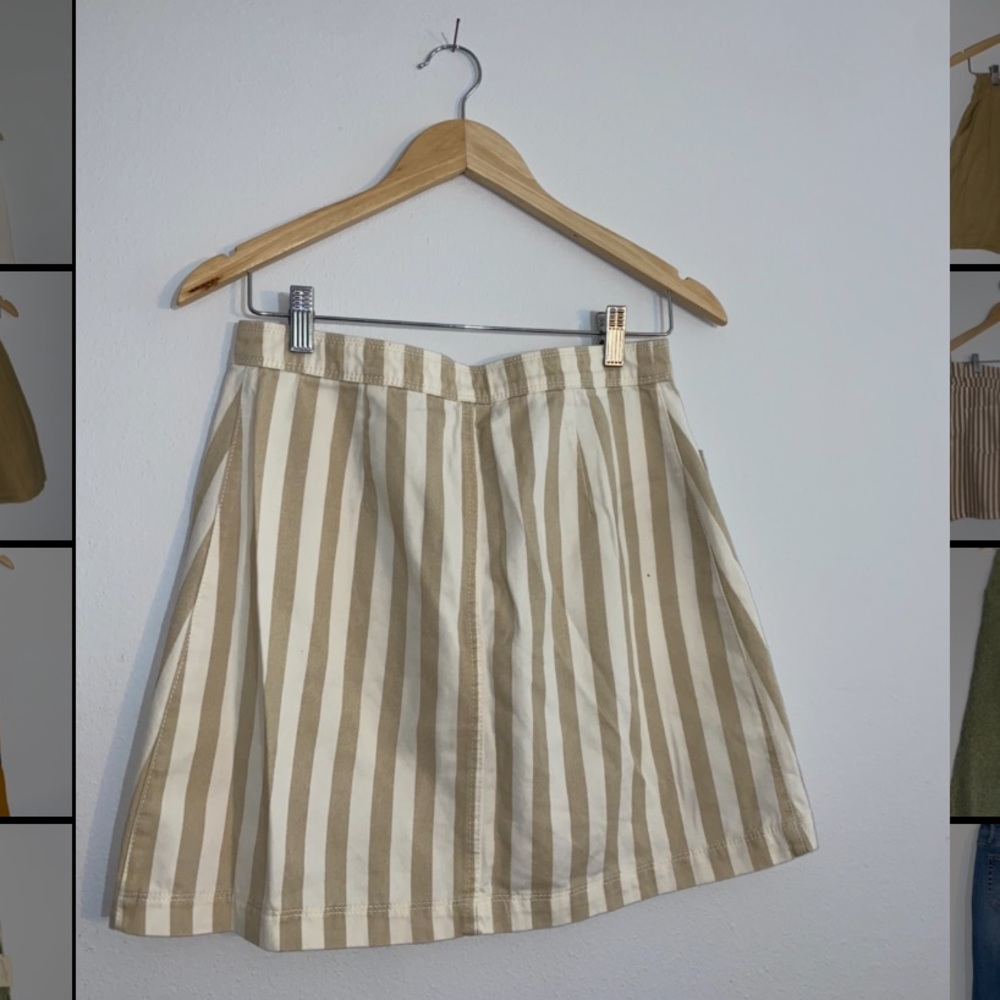 Stripped Mini Skirt - Picture 2 of 2